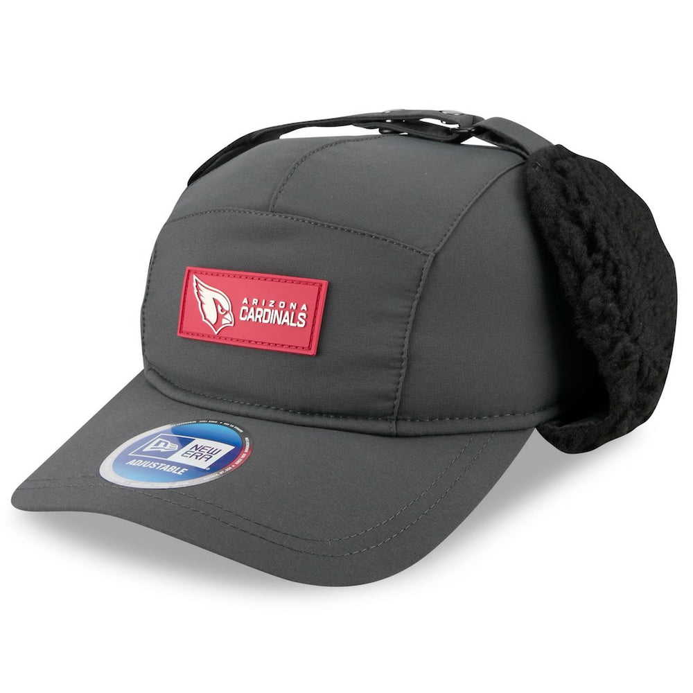 Arizona Cardinals New Era 2025 Sideline Cold Weather Runner Dog Ear Adjustable Hat - Charcoal on sale