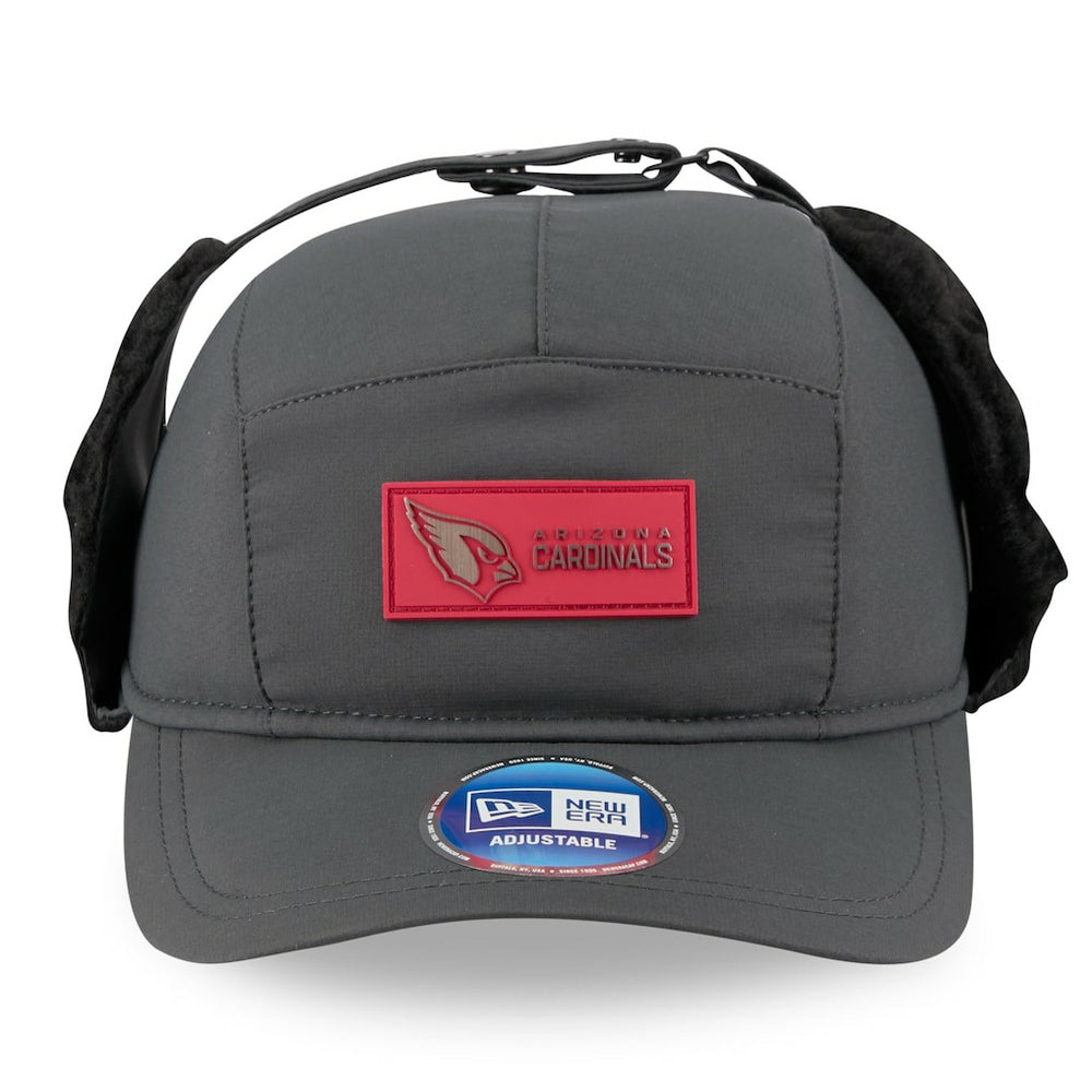 Arizona Cardinals New Era 2025 Sideline Cold Weather Runner Dog Ear Adjustable Hat - Charcoal on sale
