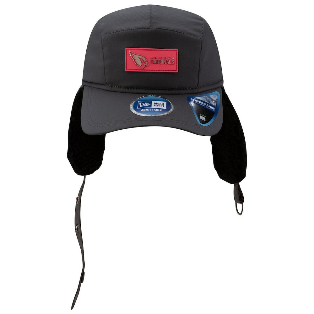 Arizona Cardinals New Era 2025 Sideline Cold Weather Runner Dog Ear Adjustable Hat - Charcoal on sale