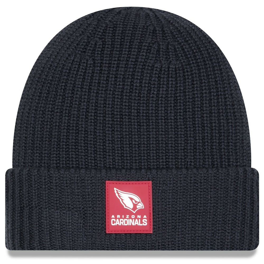 Arizona Cardinals New Era 2025 Sideline Cold Weather Cuffed Knit Hat - Charcoal for sale