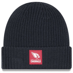 Arizona Cardinals New Era 2025 Sideline Cold Weather Cuffed Knit Hat - Charcoal for sale