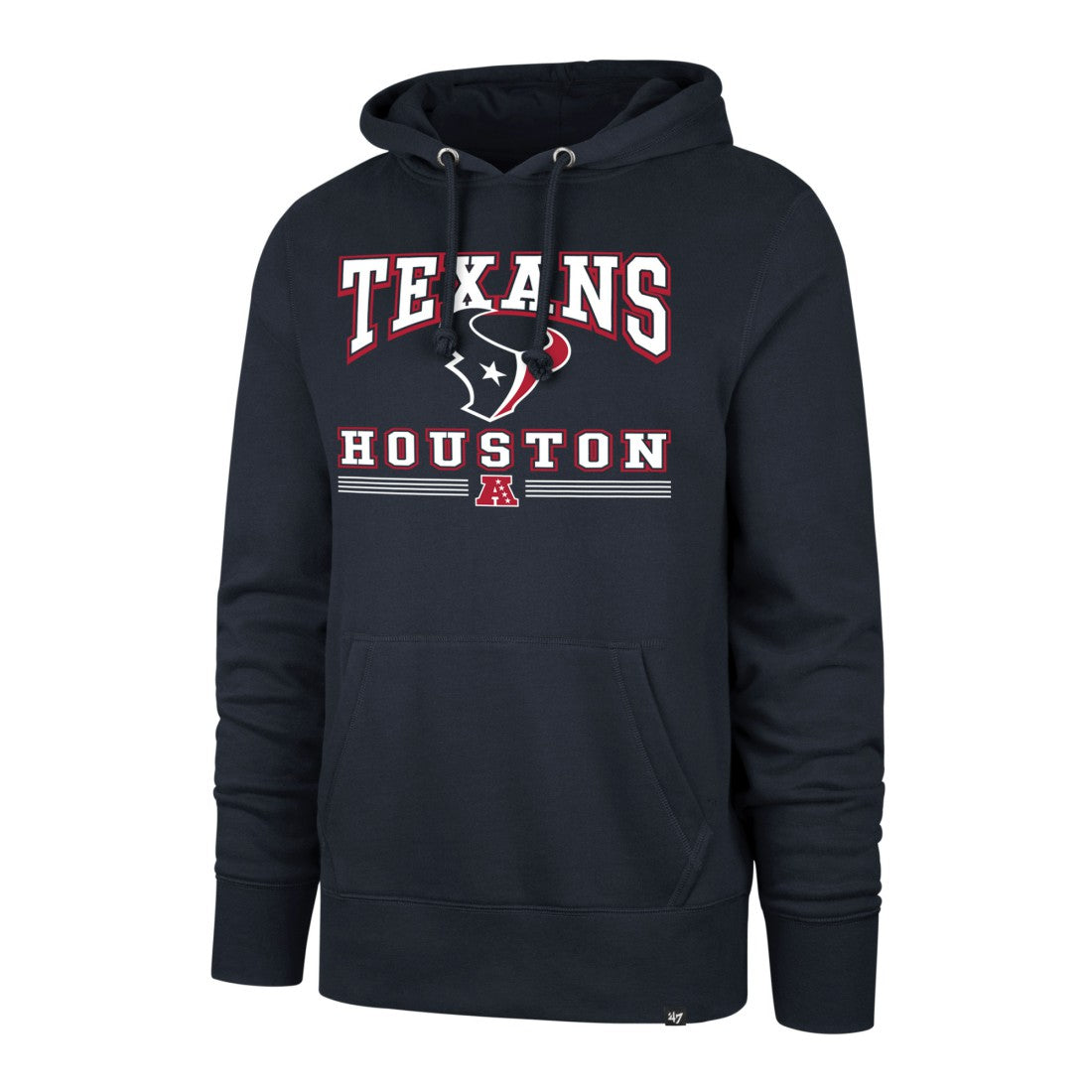 Houston Texans '47 Packed House Headline Pullover Hoodie - Navy on sale