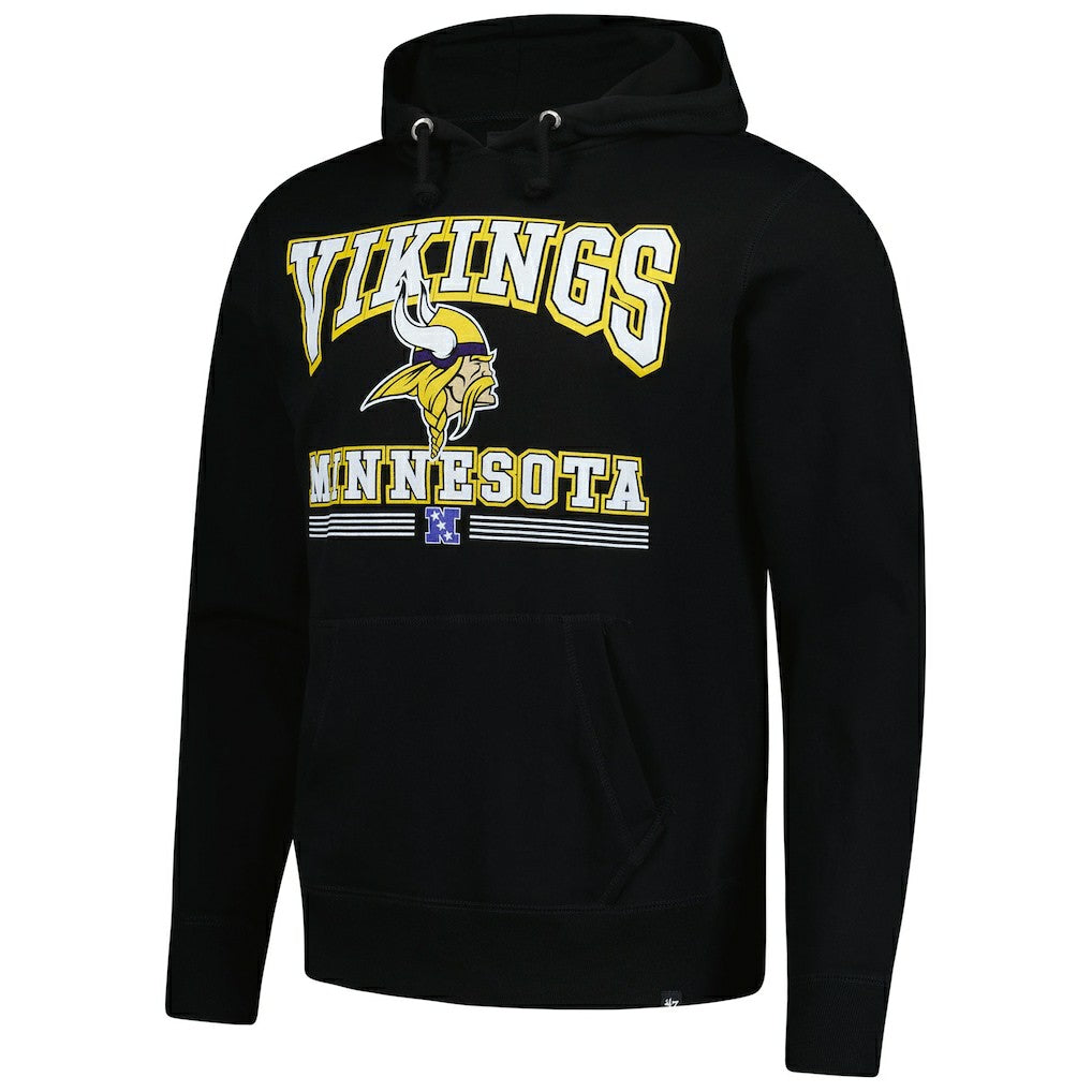 Minnesota Vikings '47 Packed House Headline Pullover Hoodie - Black discount