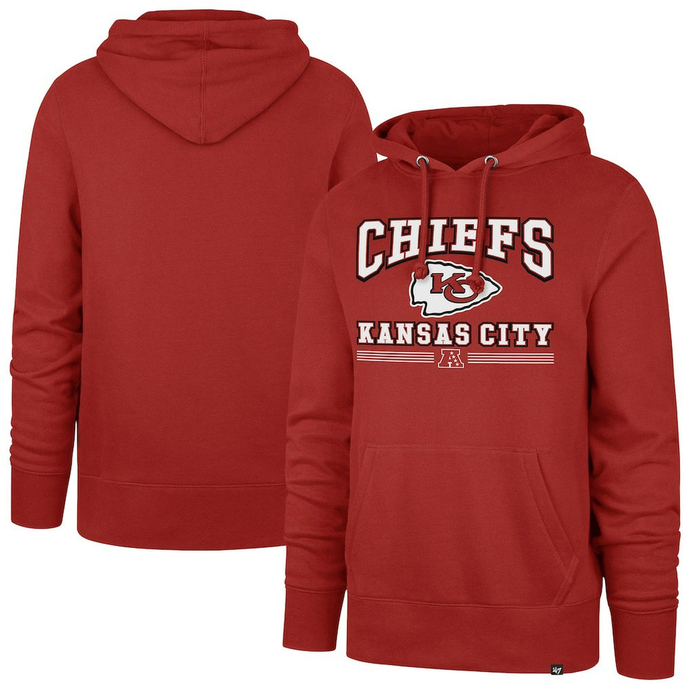 Kansas City Chiefs '47 Packed House Headline Pullover Hoodie - Red cheap