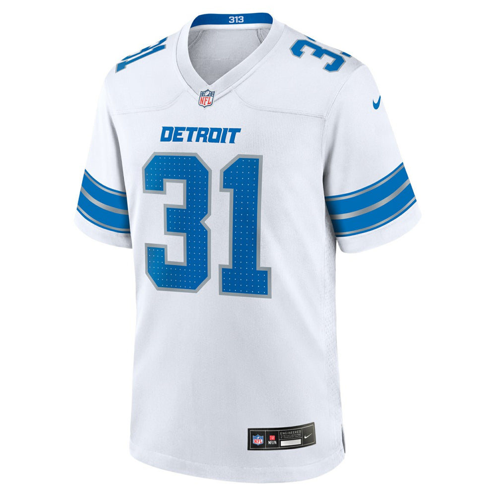 Kerby Joseph Detroit Lions Game Jersey - White cheap