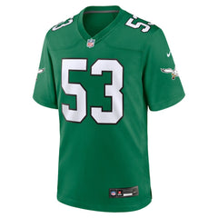 Zack Baun Philadelphia Eagles Alternate Game Jersey - Kelly Green outlet