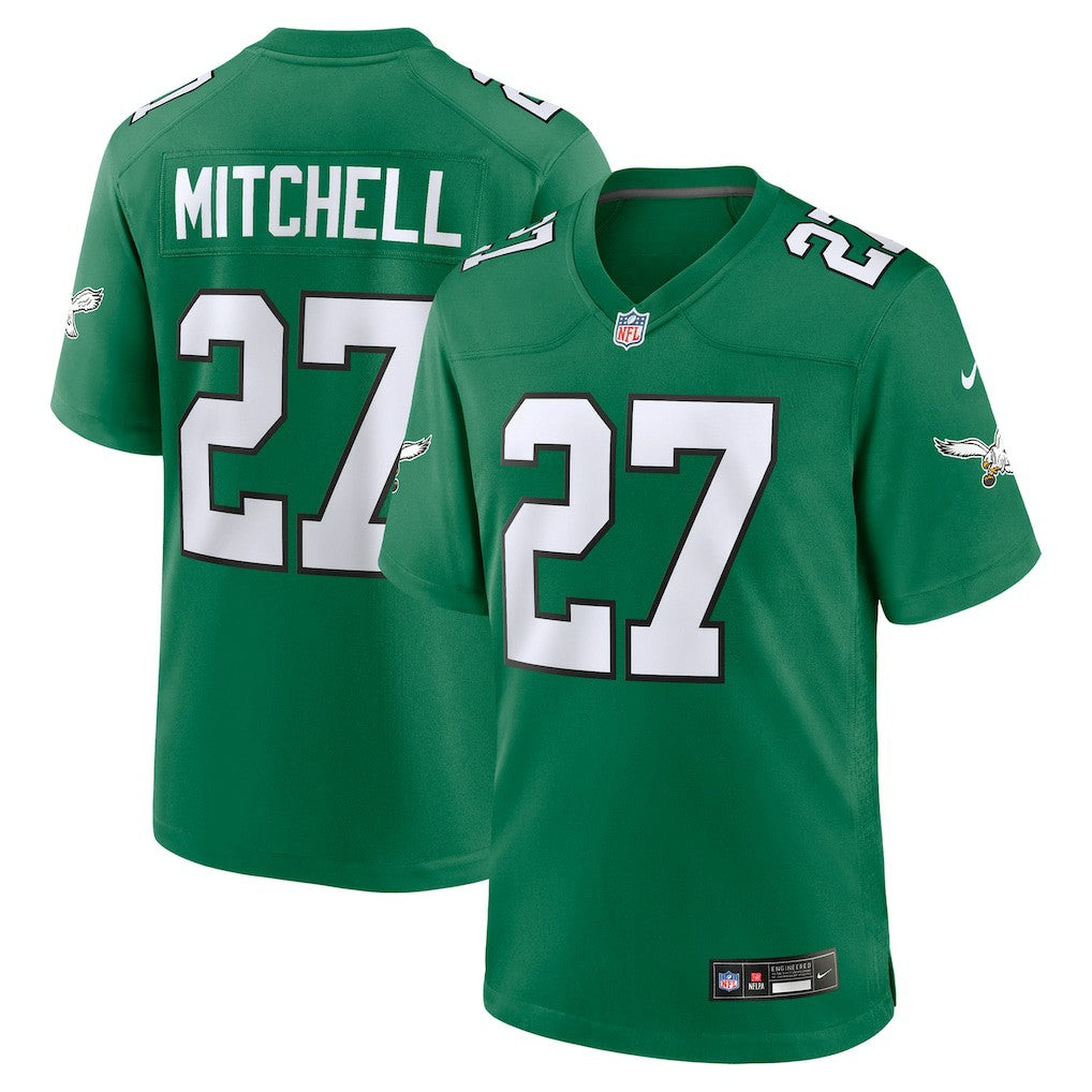 Quinyon Mitchell Philadelphia Eagles Alternate Game Jersey - Kelly Green sale