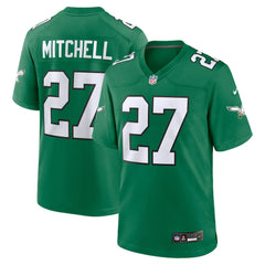 Quinyon Mitchell Philadelphia Eagles Alternate Game Jersey - Kelly Green sale