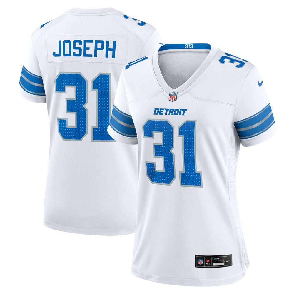 Kerby Joseph Detroit Lions Women's Game Jersey - White cheap