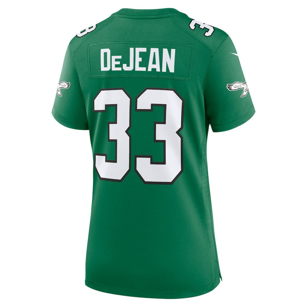 Cooper DeJean Philadelphia Eagles Women's Alternate Game Jersey - Kelly Green on sale
