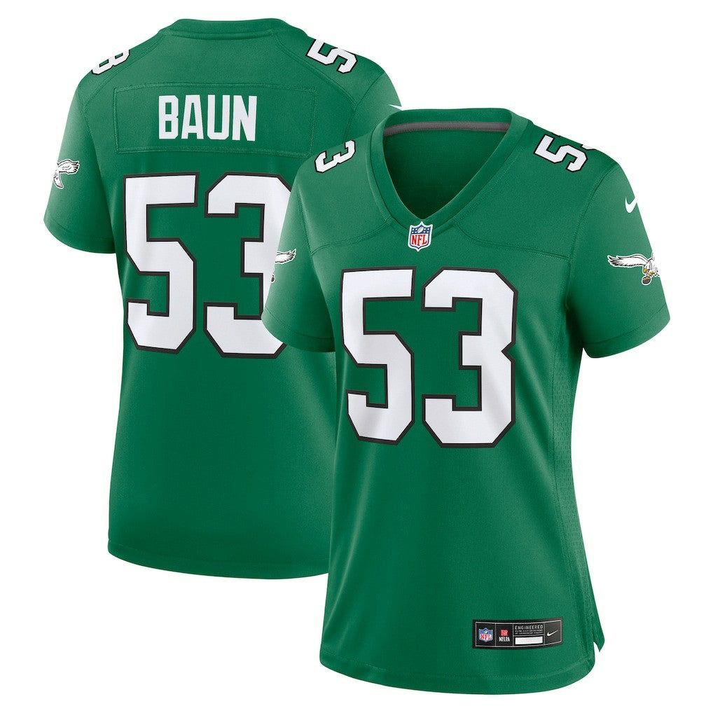 Zack Baun Philadelphia Eagles Women's Alternate Game Jersey - Kelly Green sale