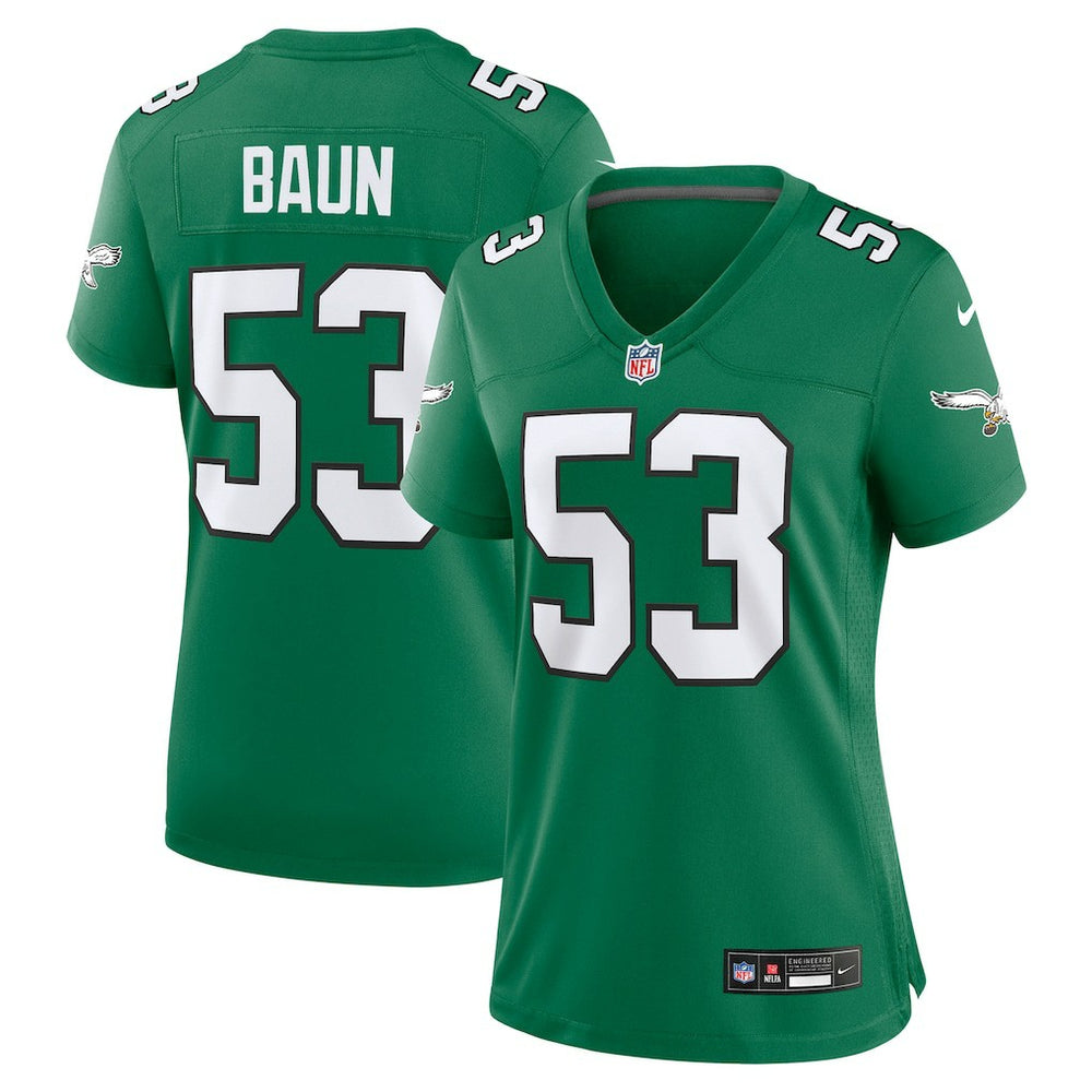 Zack Baun Philadelphia Eagles Women's Alternate Game Jersey - Kelly Green sale