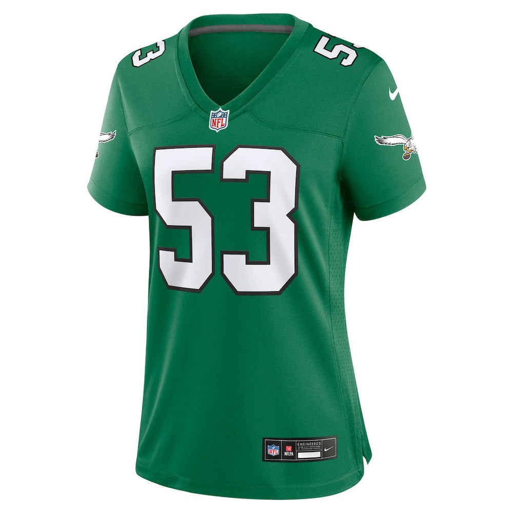 Zack Baun Philadelphia Eagles Women's Alternate Game Jersey - Kelly Green sale