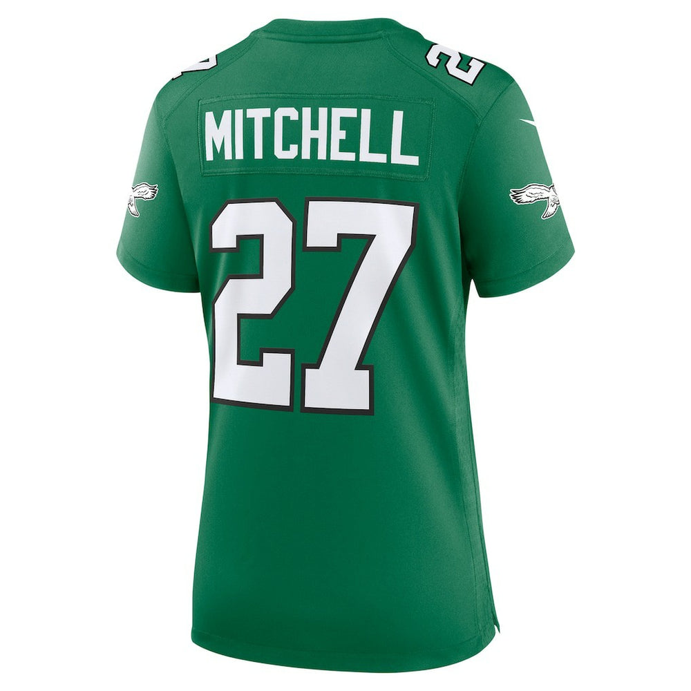 Quinyon Mitchell Philadelphia Eagles Women's Alternate Game Jersey - Kelly Green outlet