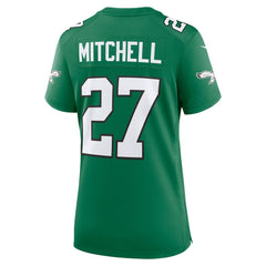 Quinyon Mitchell Philadelphia Eagles Women's Alternate Game Jersey - Kelly Green outlet
