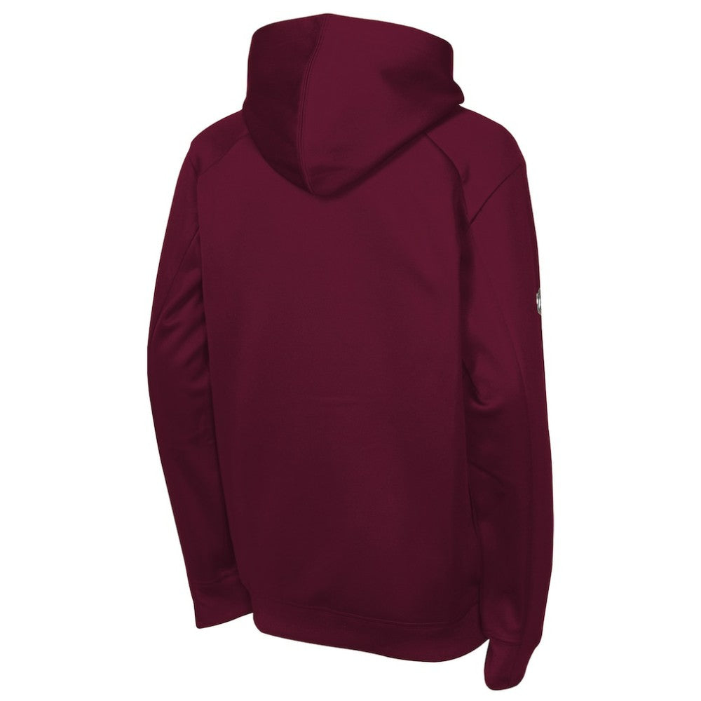 Colorado Avalanche Fanatics Youth Authentic Pro Rink Raglan Hoodie - Burgundy Hoodies