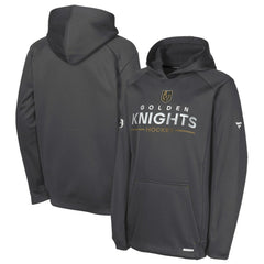 Vegas Golden Knights Fanatics Youth Authentic Pro Rink Raglan Hoodie - Gray Hoodies