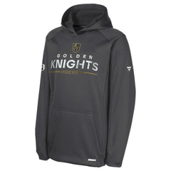 Vegas Golden Knights Fanatics Youth Authentic Pro Rink Raglan Hoodie - Gray Hoodies