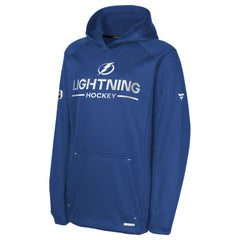 Tampa Bay Lightning Fanatics Youth Authentic Pro Rink Raglan Hoodie - Blue Hoodies