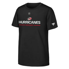 Carolina Hurricanes Fanatics Youth Authentic Pro Wordmark T-Shirt - Black T-shirts