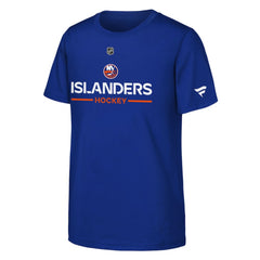 New York Islanders Fanatics Youth Authentic Pro Wordmark T-Shirt - Royal T-shirts