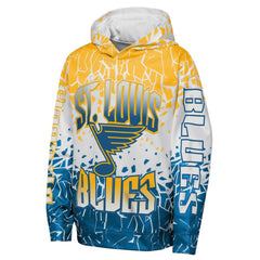 St. Louis Blues Outerstuff Youth Frozen Frenzy Hoodie - Gold Hoodies