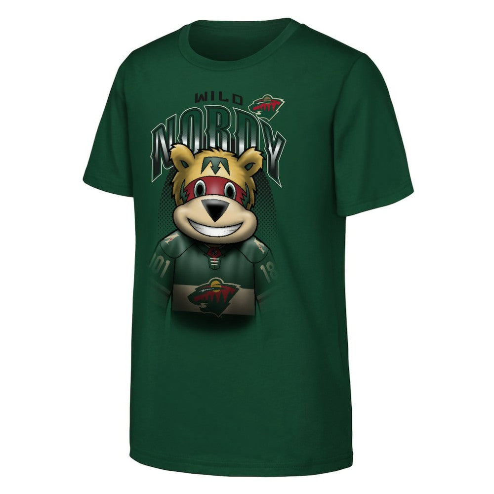 Minnesota Wild Outerstuff Youth Mascot Highlight T-Shirt - Green T-shirts
