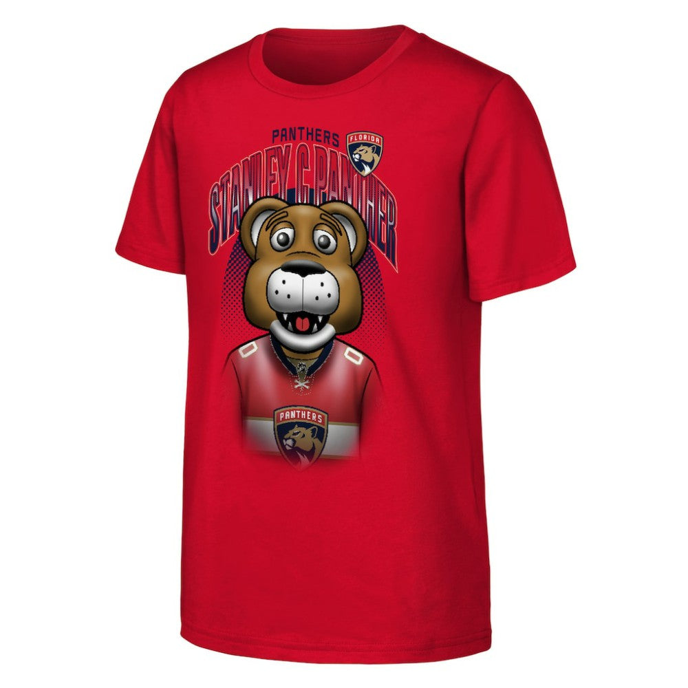 Florida Panthers Outerstuff Youth Mascot Highlight T-Shirt - Red T-shirts