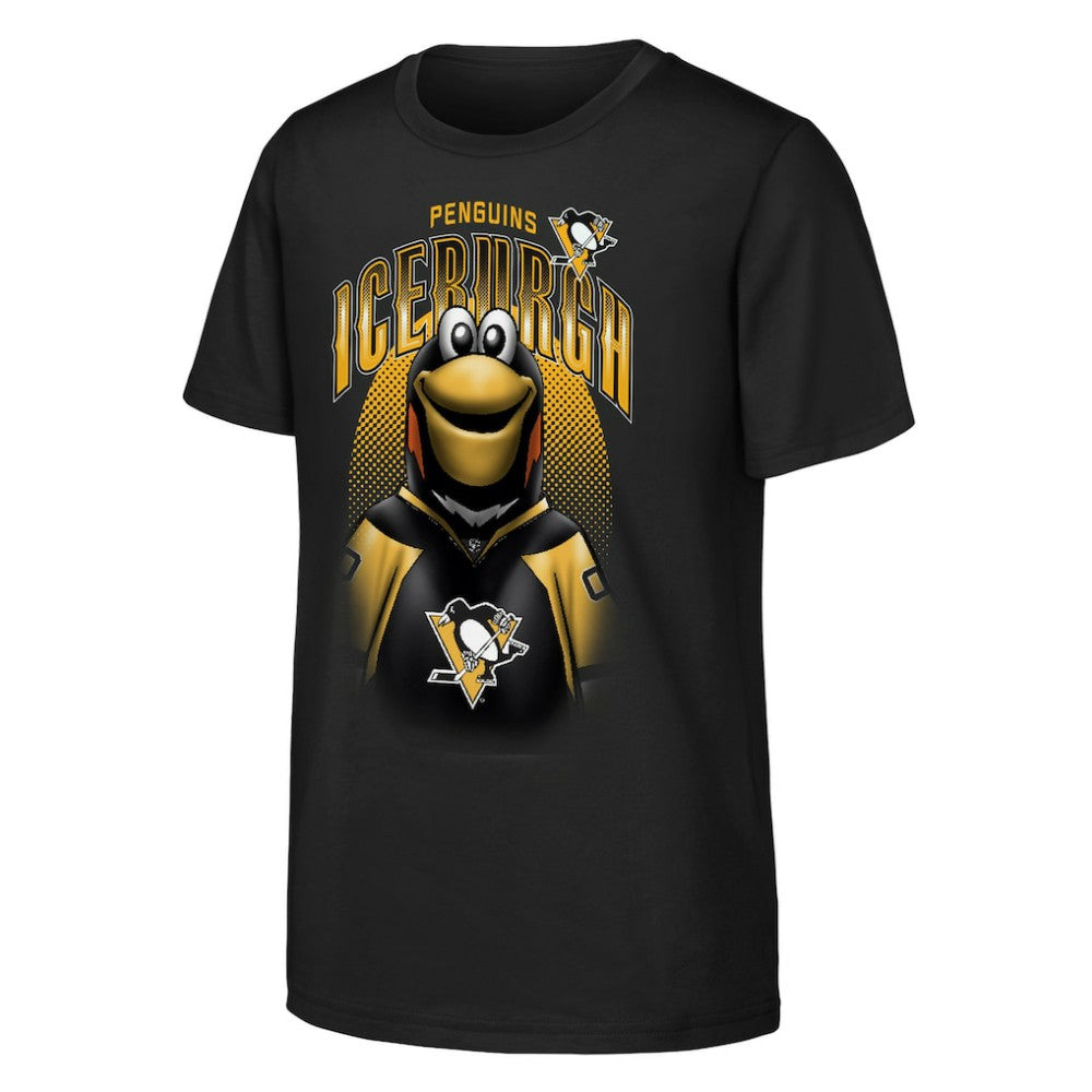 Pittsburgh Penguins Outerstuff Youth Mascot Highlight T-Shirt - Black T-shirts