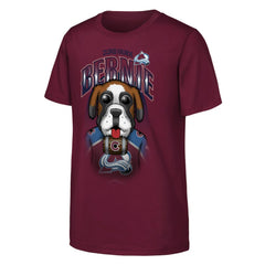 Colorado Avalanche Outerstuff Youth Mascot Highlight T-Shirt - Burgundy T-shirts