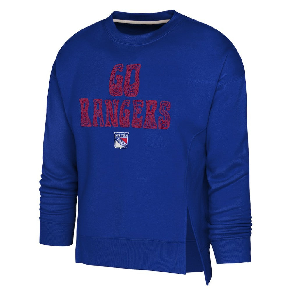 New York Rangers Outerstuff Girls Youth Game Love Sweatshirt - Royal Sweatshirts