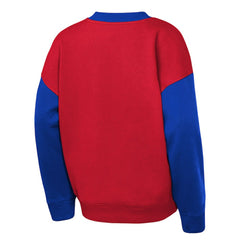 New York Rangers Outerstuff Youth Impact Player Sweatshirt - Red/Blue Sweatshirts