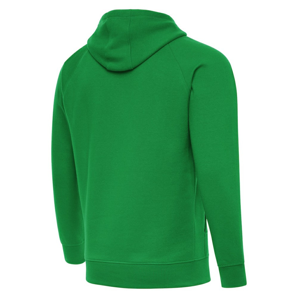 New York Rangers Antigua St. Patrick's Day Victory Pullover Hoodie - Kelly Green Hoodies