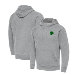 Pittsburgh Penguins Antigua St. Patrick's Day Victory Pullover Hoodie - Heather Gray Hoodies