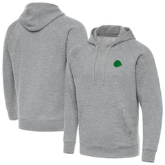 Chicago Blackhawks Antigua St. Patrick's Day Victory Pullover Hoodie - Heather Gray Hoodies