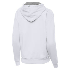 New York Rangers Antigua Women's St. Patrick's Day Victory Pullover Hoodie - White Hoodies
