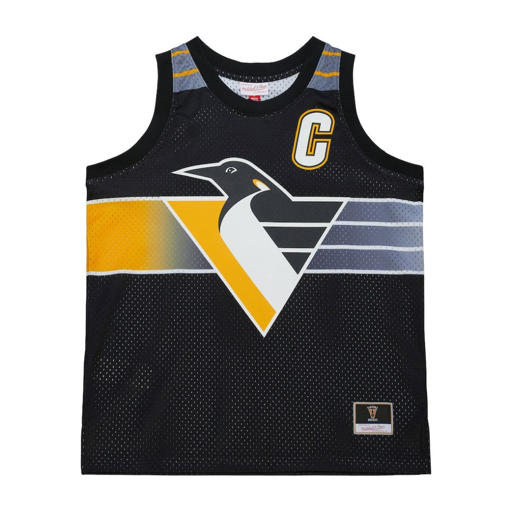 Mario Lemieux Pittsburgh Penguins Mitchell & Ness Unisex Maxxed Out Fashion Basketball Jersey - Black Jerseys