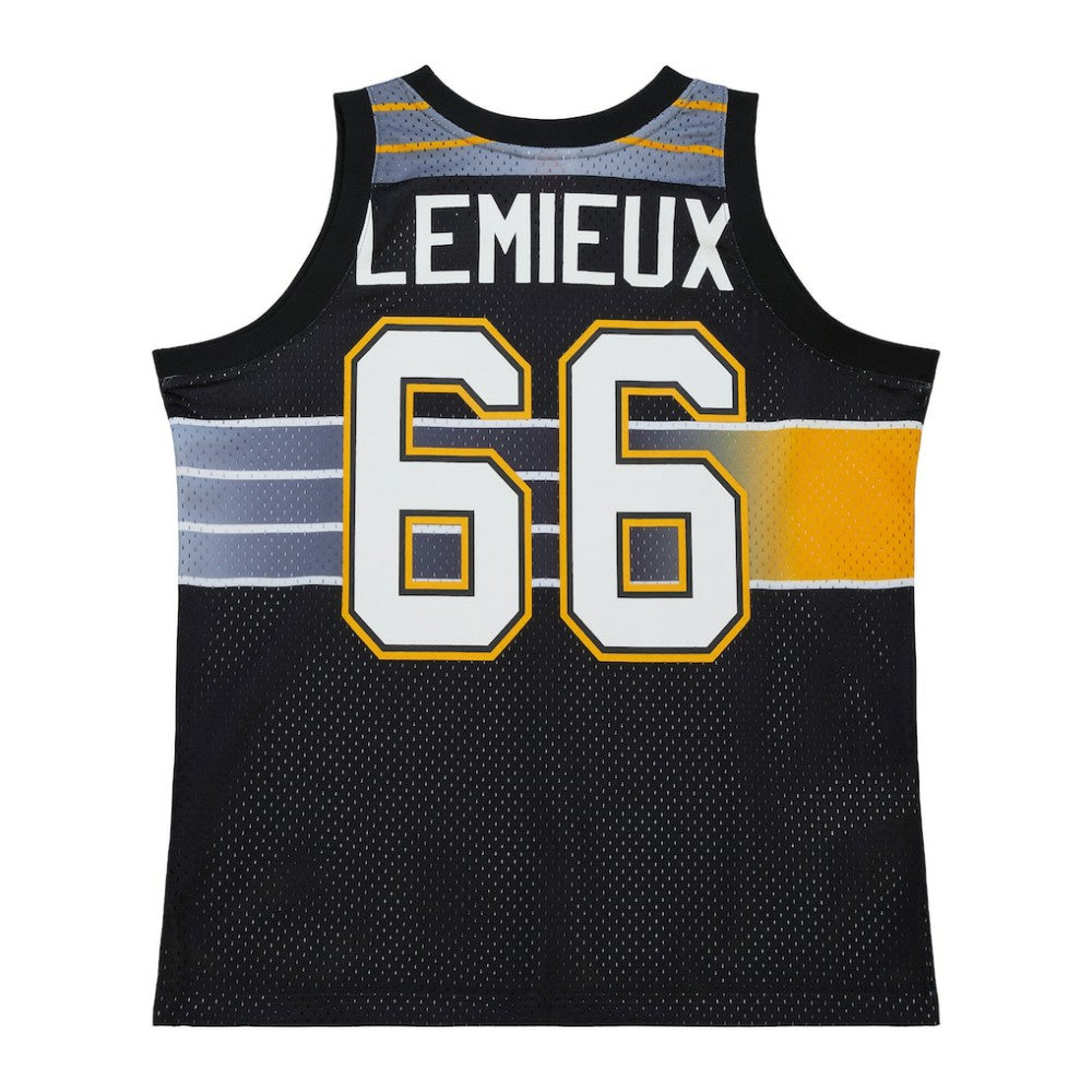Mario Lemieux Pittsburgh Penguins Mitchell & Ness Unisex Maxxed Out Fashion Basketball Jersey - Black Jerseys