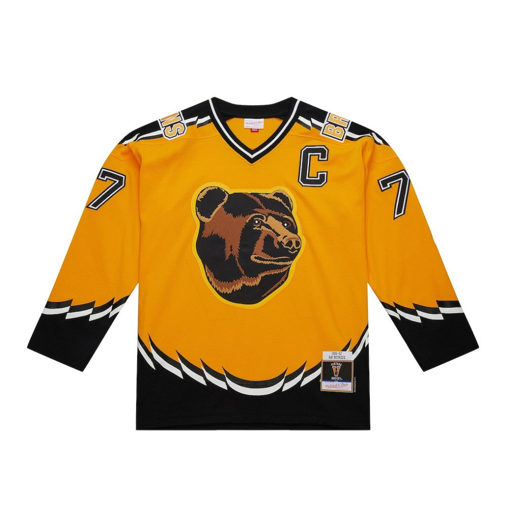 Ray Bourque Boston Bruins Mitchell & Ness 1996-97 Power Play Jersey - Gold Jerseys