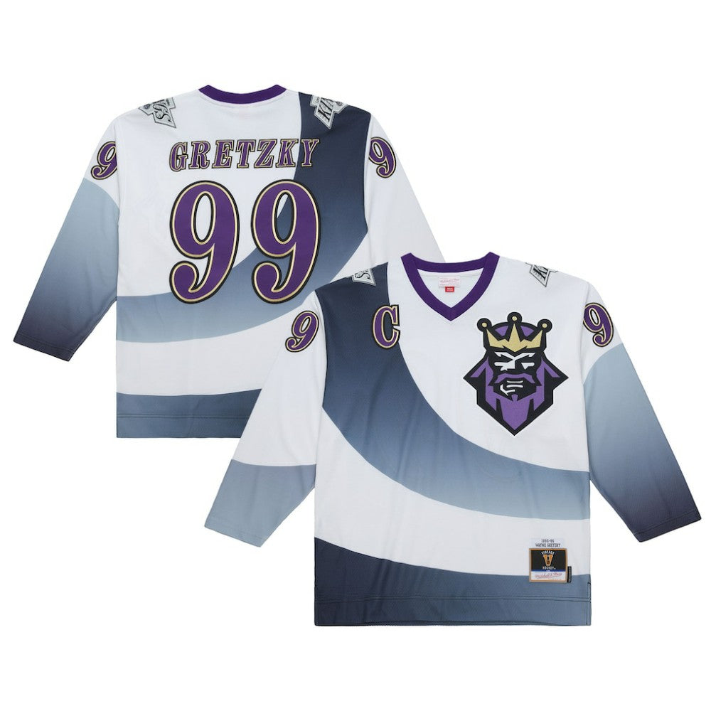 Wayne Gretzky Los Angeles Kings Mitchell & Ness 1995-96 Power Play Jersey - White Jerseys