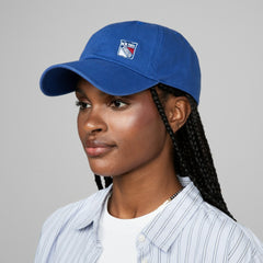 New York Rangers Mitchell & Ness Women's Micro Lefty Adjustable Hat - Blue Hats