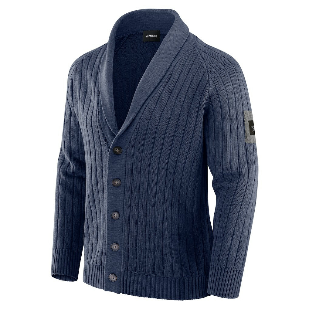 Dallas Cowboys J. Palmer The Playmaker Cardigan Raglan Sweater - Navy discount