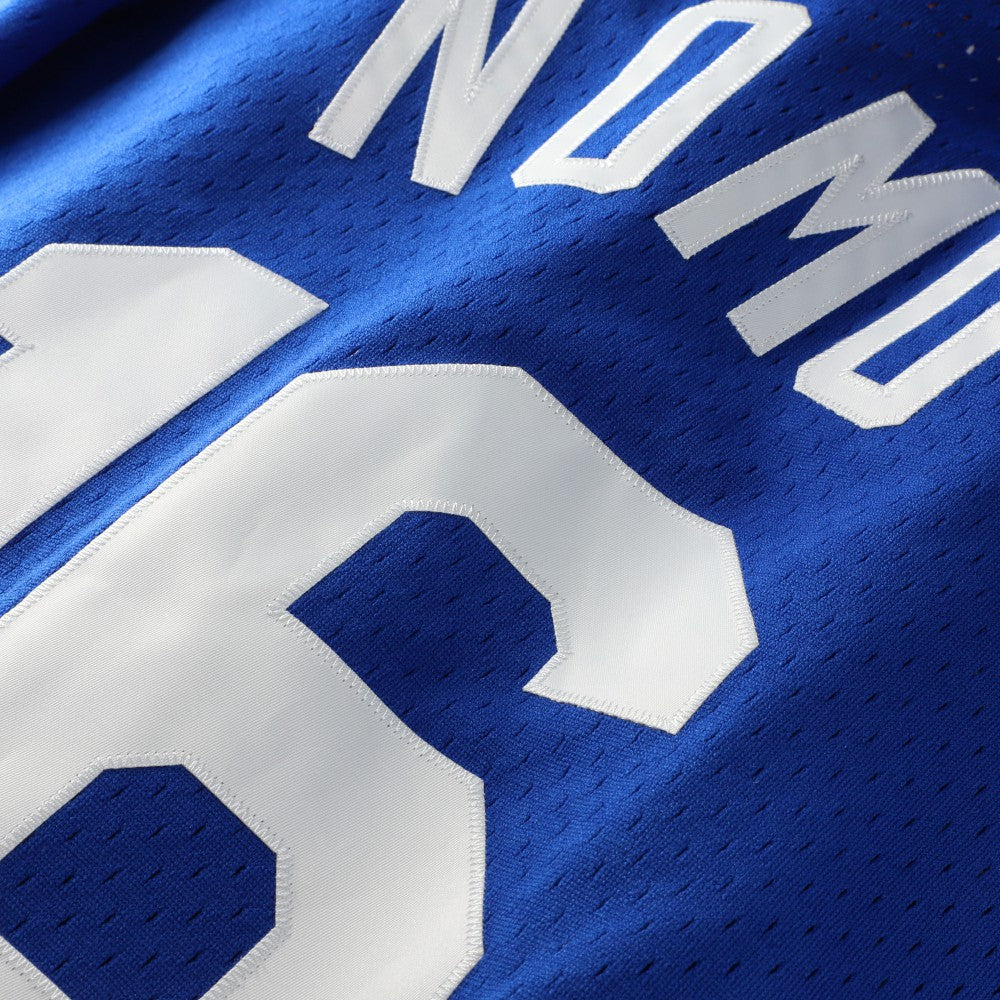 Hideo Nomo Los Angeles Dodgers Cooperstown Collection Mesh Batting Practice Button-Up Jersey Royal