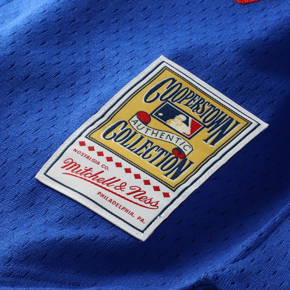 Hideo Nomo Los Angeles Dodgers Cooperstown Collection Mesh Batting Practice Button-Up Jersey Royal