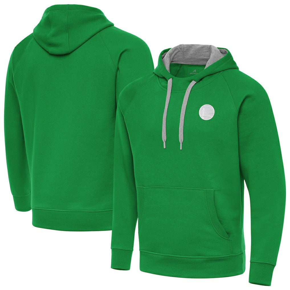Golden State Warriors Antigua St. Patrick's Day Victory Raglan Pullover Hoodie sale - Kelly Green shop