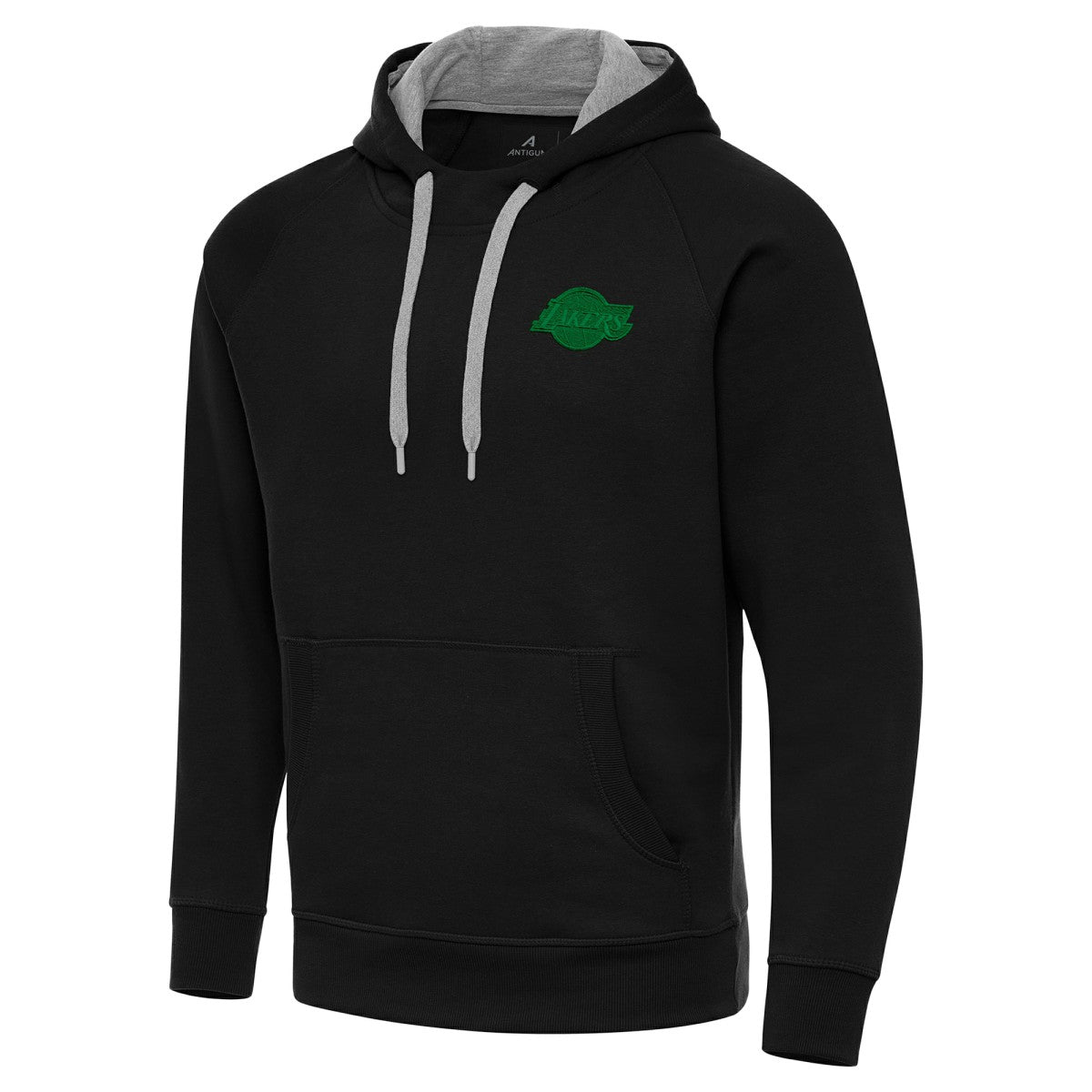 Los Angeles Lakers Antigua St. Patrick's Day Victory Raglan Pullover Hoodie - Black shop