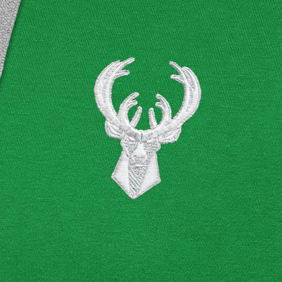 Milwaukee Bucks Antigua St. Patrick's Day Victory Raglan Pullover Hoodie - Kelly Green for sale