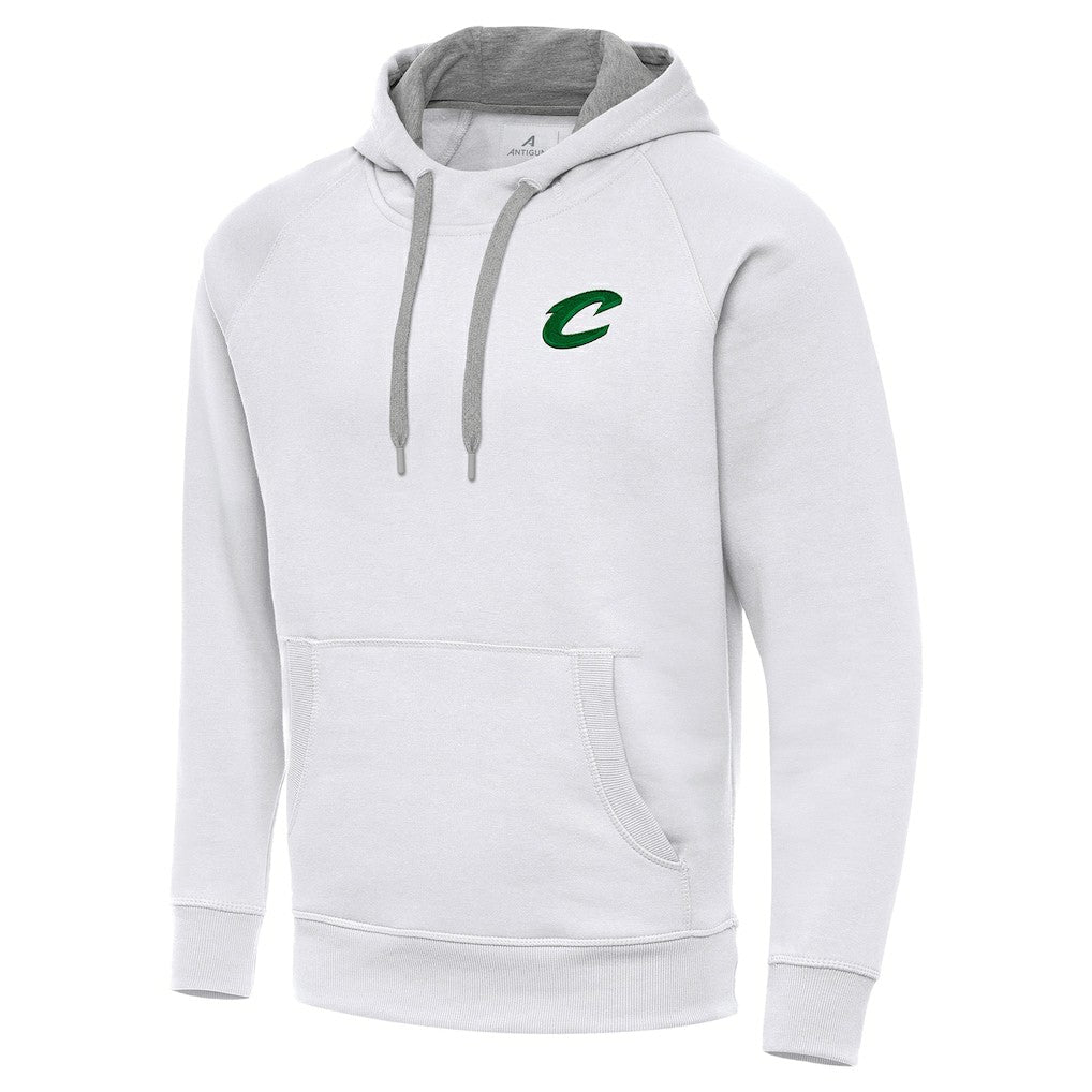Cleveland Cavaliers Antigua St. Patrick's Day Victory Raglan Pullover Hoodie - White on sale