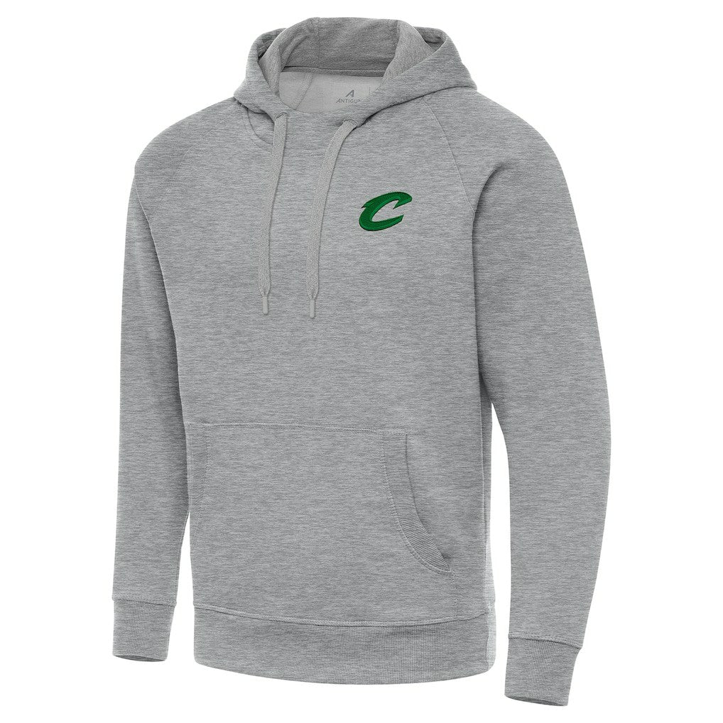 Cleveland Cavaliers Antigua St. Patrick's Day Victory Raglan Pullover Hoodie sale - Heather Gray on sale