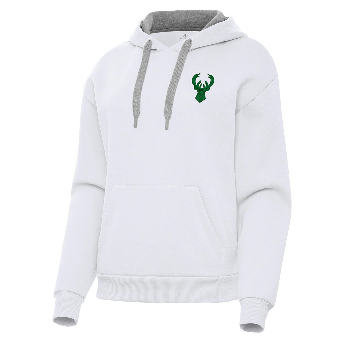 Milwaukee Bucks Antigua Women's St. Patrick's Day Victory Pullover Hoodie - White discount